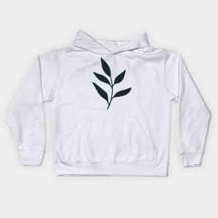 black leaf Kids Hoodie